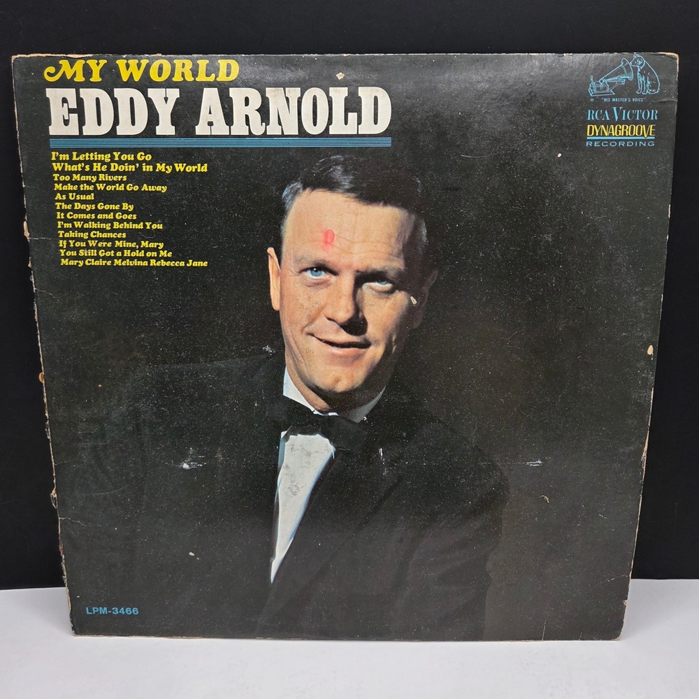 Eddy Arnold My World Vinyl LP Record LPM-3466 Mono 1965 RCA Victor Country